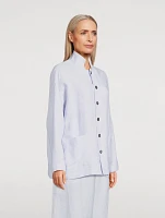 Achkan' Linen Jacket
