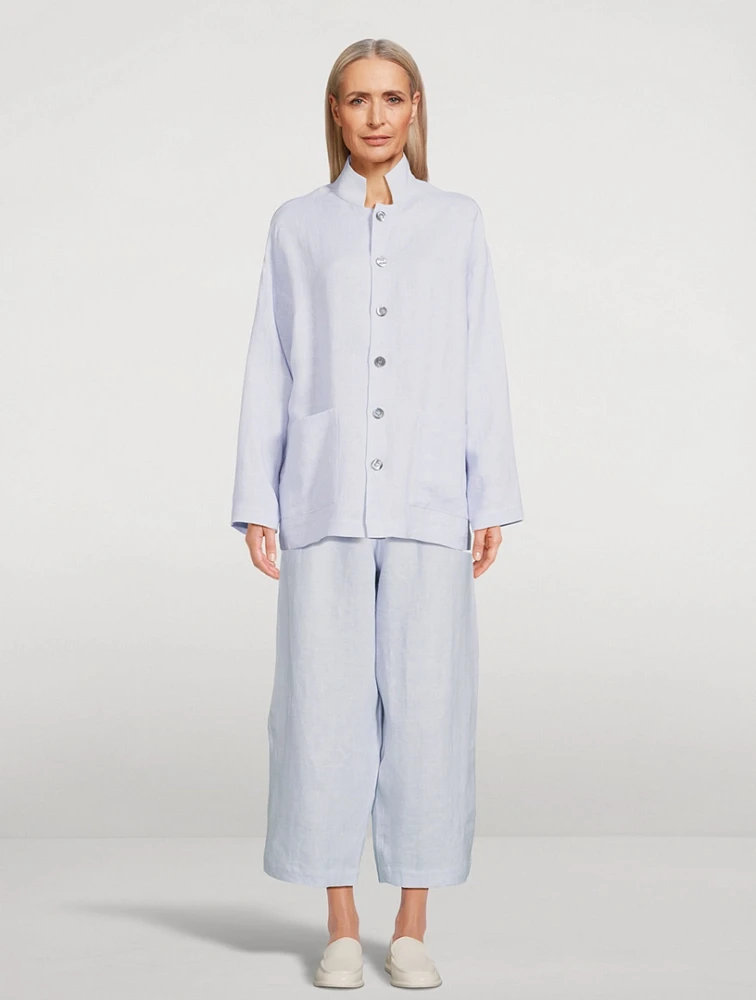 Achkan' Linen Jacket