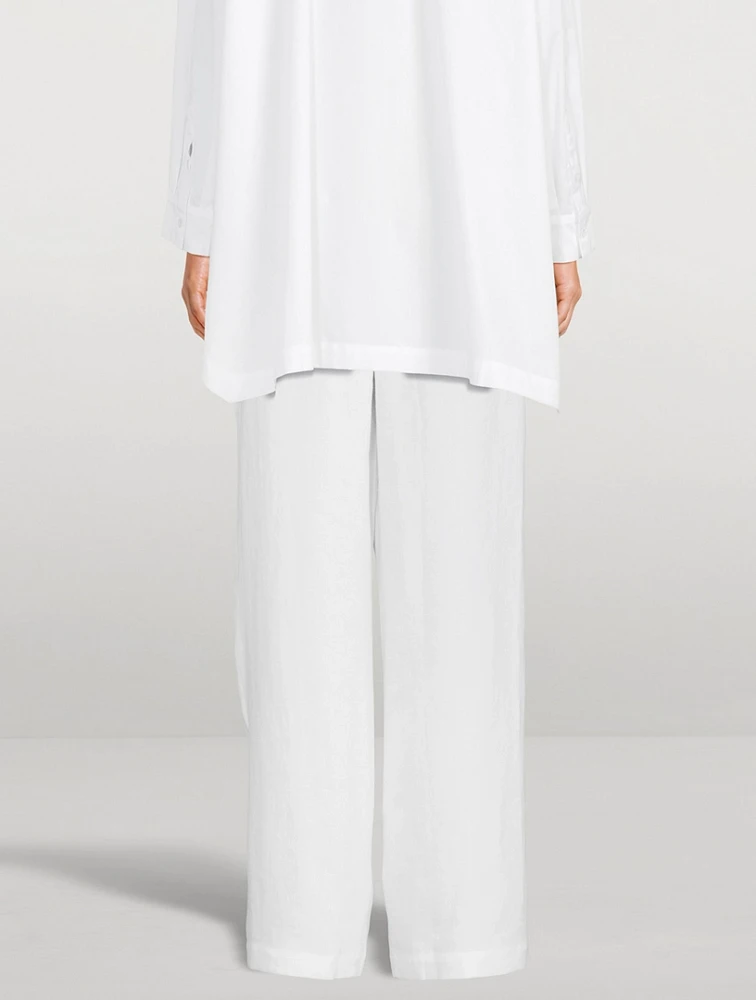 Drawstring Linen Trousers