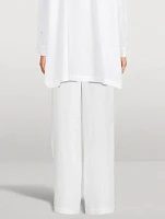 Drawstring Linen Trousers