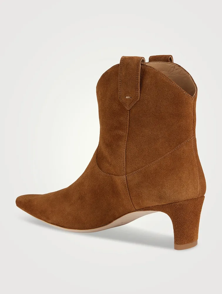 Wally Western Suede Ankle Boots