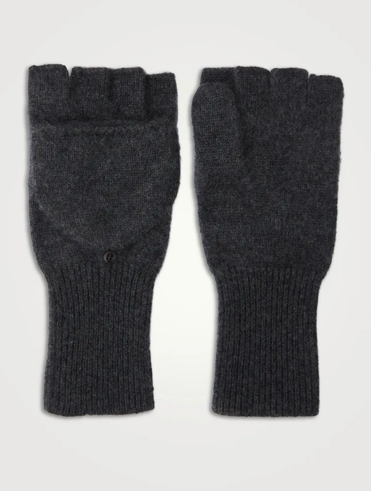 Cashmere Pop-Top Gloves