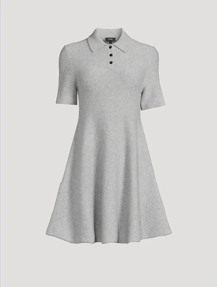 Felted Wool And Cashmere Polo Dress