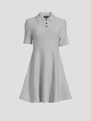 Felted Wool And Cashmere Polo Dress