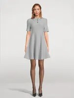 Felted Wool And Cashmere Polo Dress