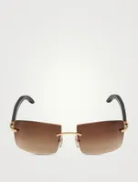 C De Cartier Rectangular Sunglasses