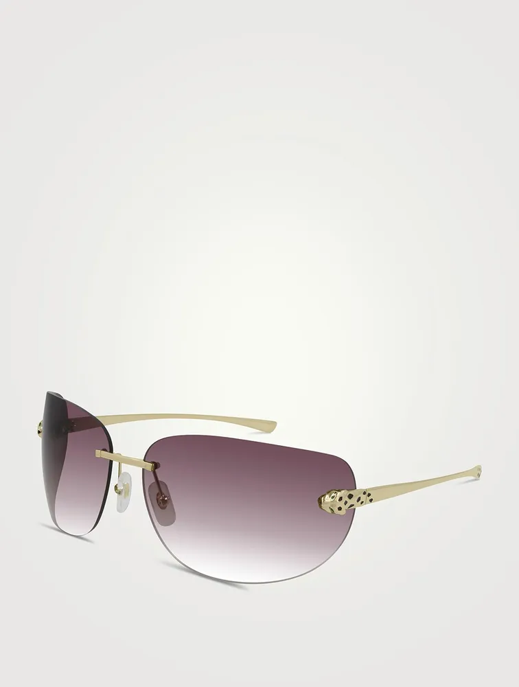 Panthère De Cartier Shield Sunglasses