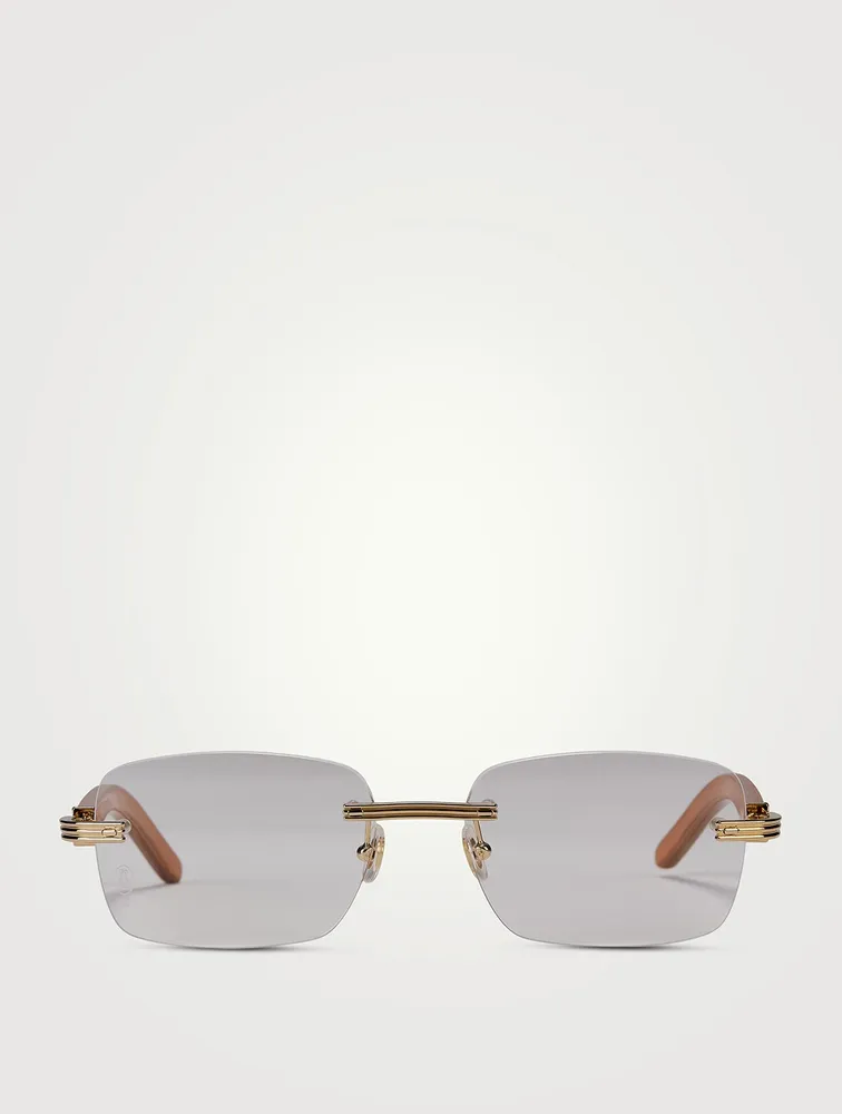 C De Cartier Rectangular Optical Glasses