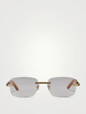 C De Cartier Rectangular Optical Glasses