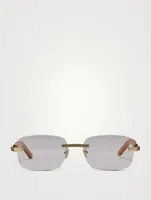 C De Cartier Rectangular Optical Glasses