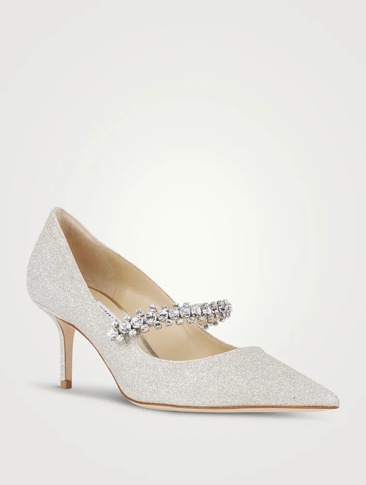 Bing 65 Glitter Pumps With Crystal Strap