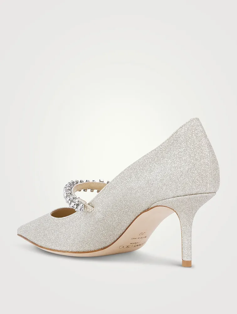Bing 65 Glitter Pumps With Crystal Strap