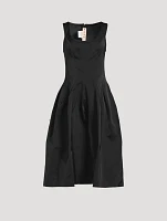 Taffeta Midi Dress