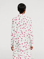 Long-Sleeve Shirt Floral Print