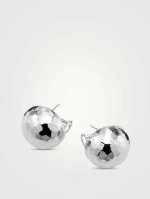 Classico Sterling Silver Pinball Stud Earrings