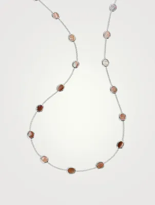 Rock Candy Sterling Silver Confetti Necklace With Mother-Of-Pearl