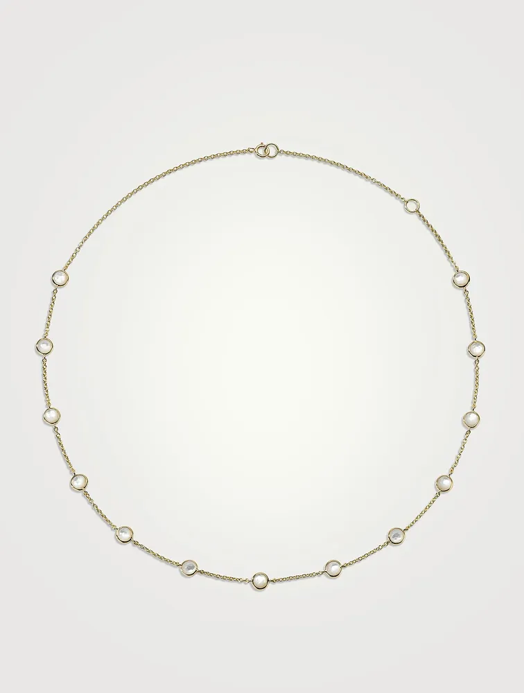 Lollipop 18K Gold Confetti Necklace With Mother-Of-Pearl