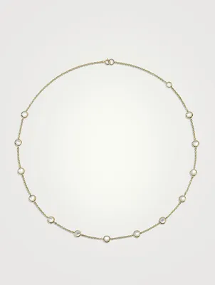 Lollipop 18K Gold Confetti Necklace With Mother-Of-Pearl