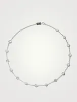 Lollipop Sterling Silver Confetti Necklace With Mother-Of-Pearl