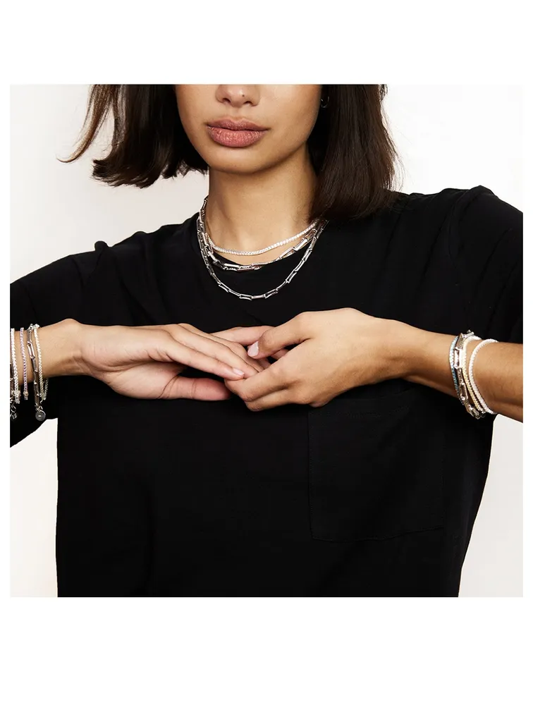 The Indented Paperclip Necklace
