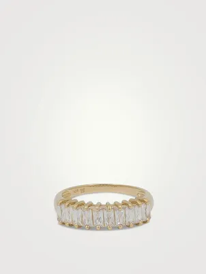 10K Gold Emerald Cut Ring