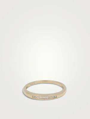 10K Gold Round Cut Ring
