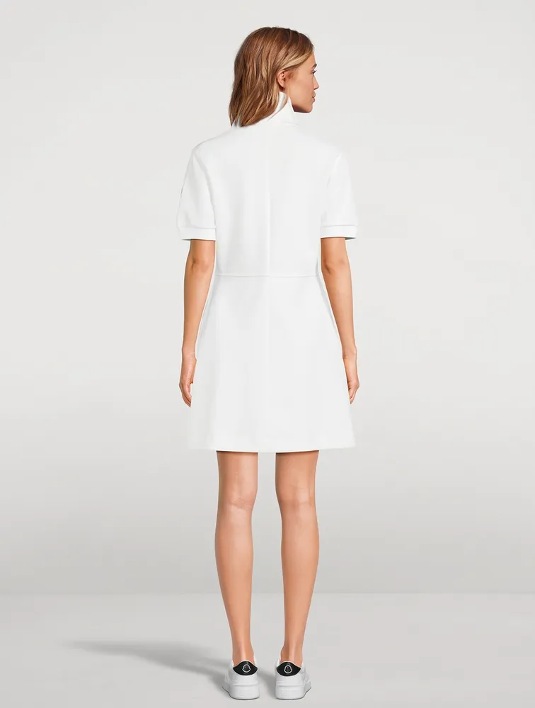 Zip-Front Polo Dress