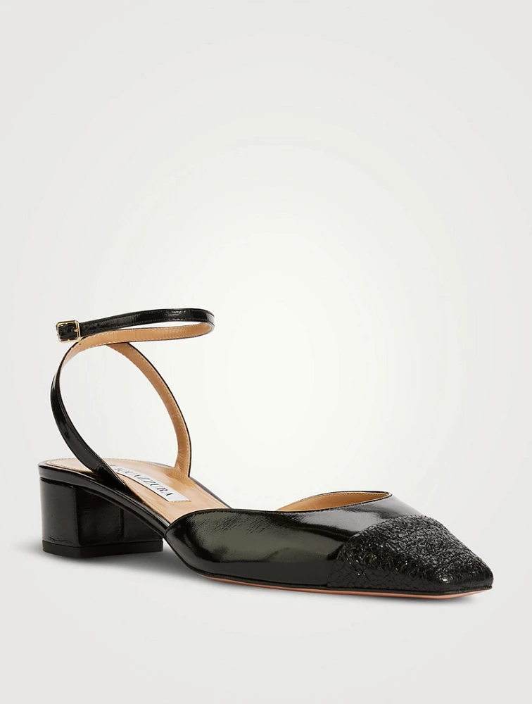 French Flirt Cap-Toe Leather Pumps