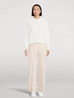 Straight-Leg Linen Trousers