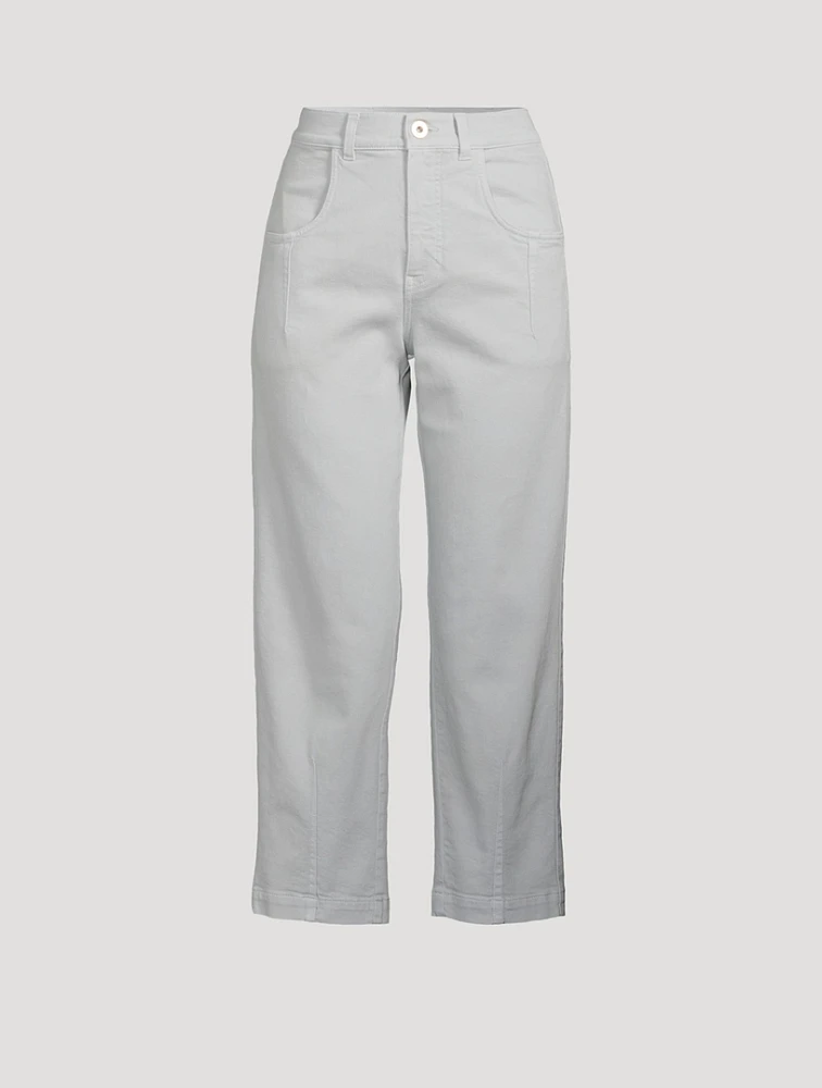 Stretch-Cotton Trousers