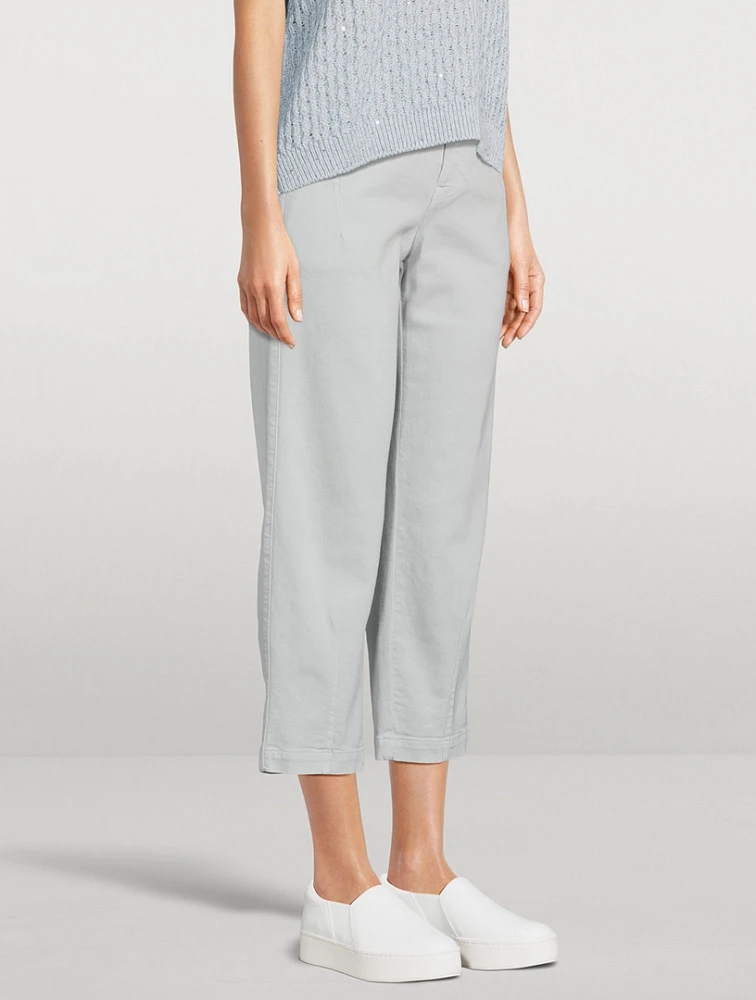 Stretch-Cotton Trousers
