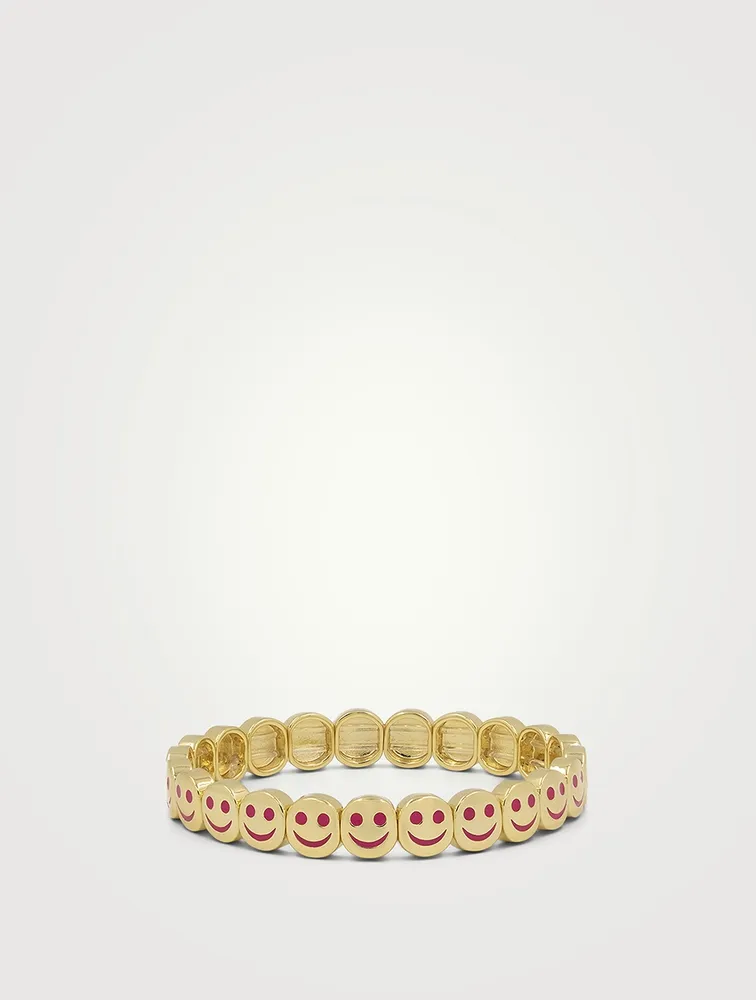 The Happy Face Bracelet™ - Enamel