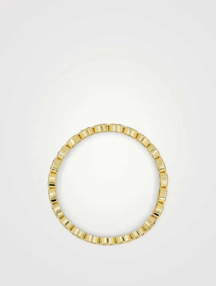 Lisa Gozlan x Holt Renfrew The Pavé Happy Face Bracelet