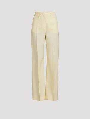 Le Pantalon Sauge Straight-Leg Trousers