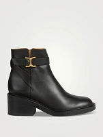 Marcie Leather Ankle Boots