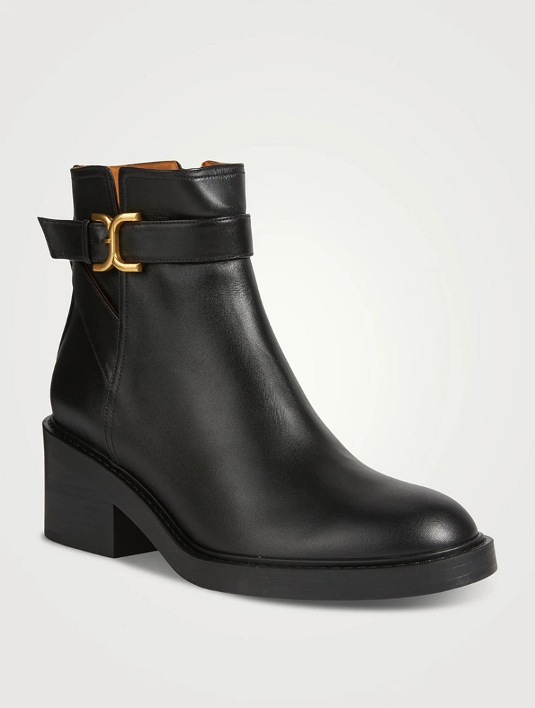 Marcie Leather Ankle Boots