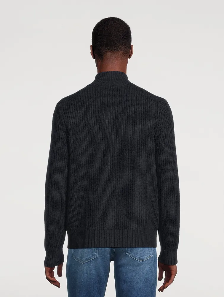Wool And Cashmere Shaker Stitch Sweater