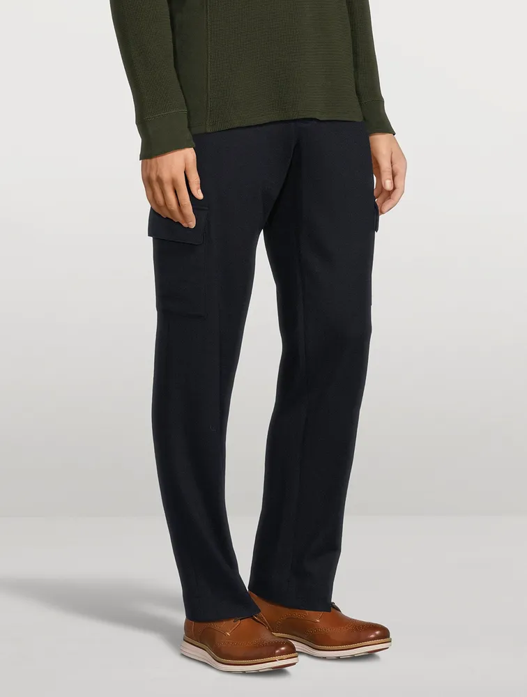 Wool Relaxed Cargo Pants