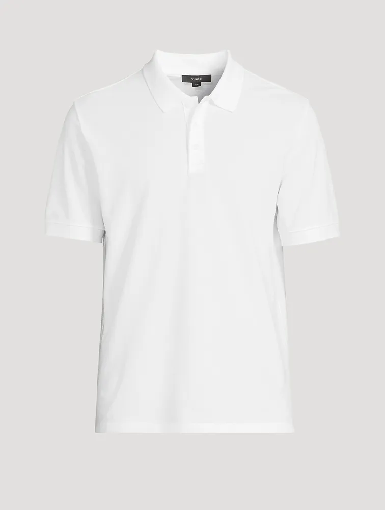 Cotton Piqué Short-Sleeve Polo Shirt