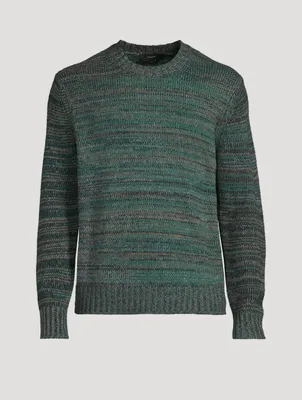 Cashmere And Wool Marled Sweater