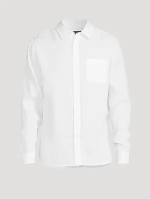 Linen Long-Sleeve Shirt