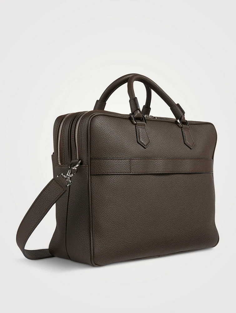 Cachemire Leather Large Briefcase