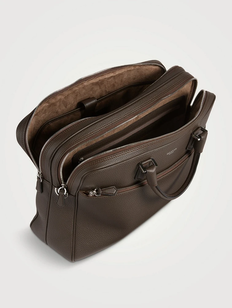 Cachemire Leather Large Briefcase