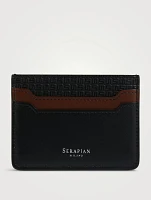 Stepan 72 Leather And Canvas Card Case