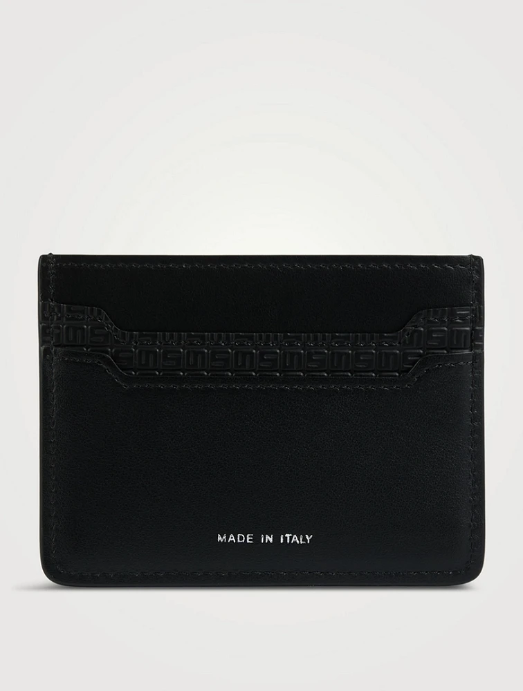 Stepan 72 Leather And Canvas Card Case