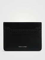 Stepan 72 Leather And Canvas Card Case