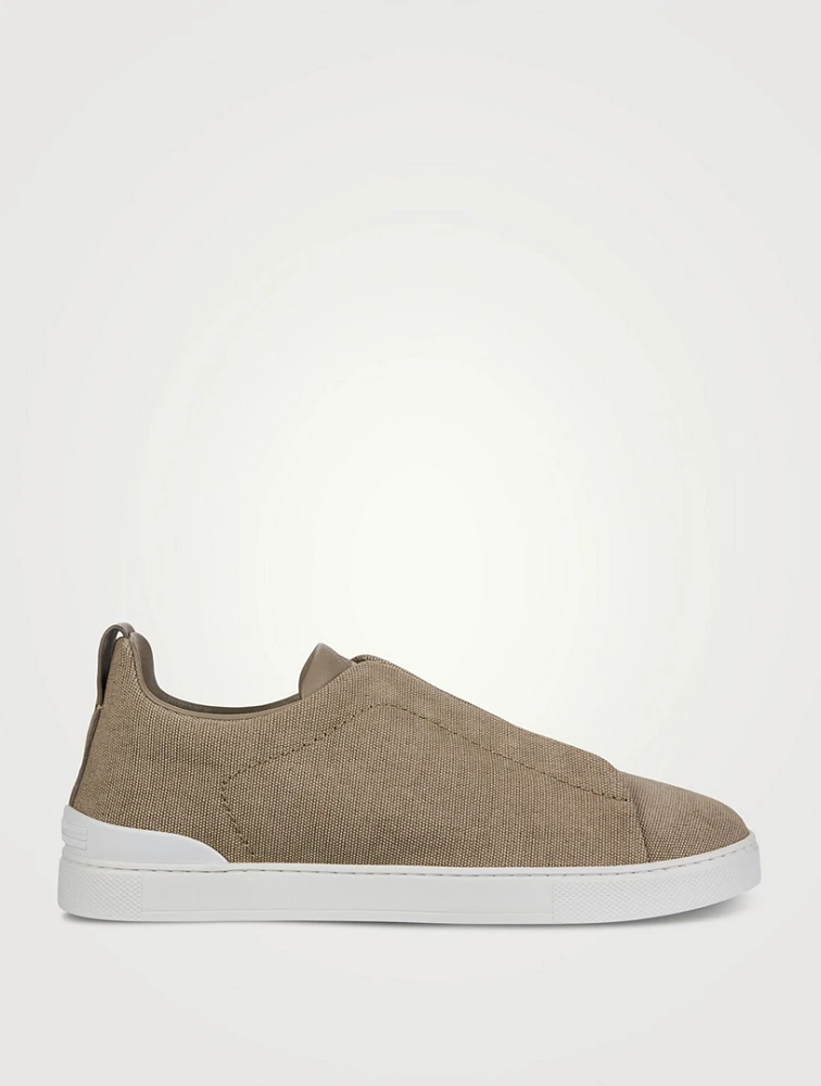 Canvas Triple Stitch Sneakers