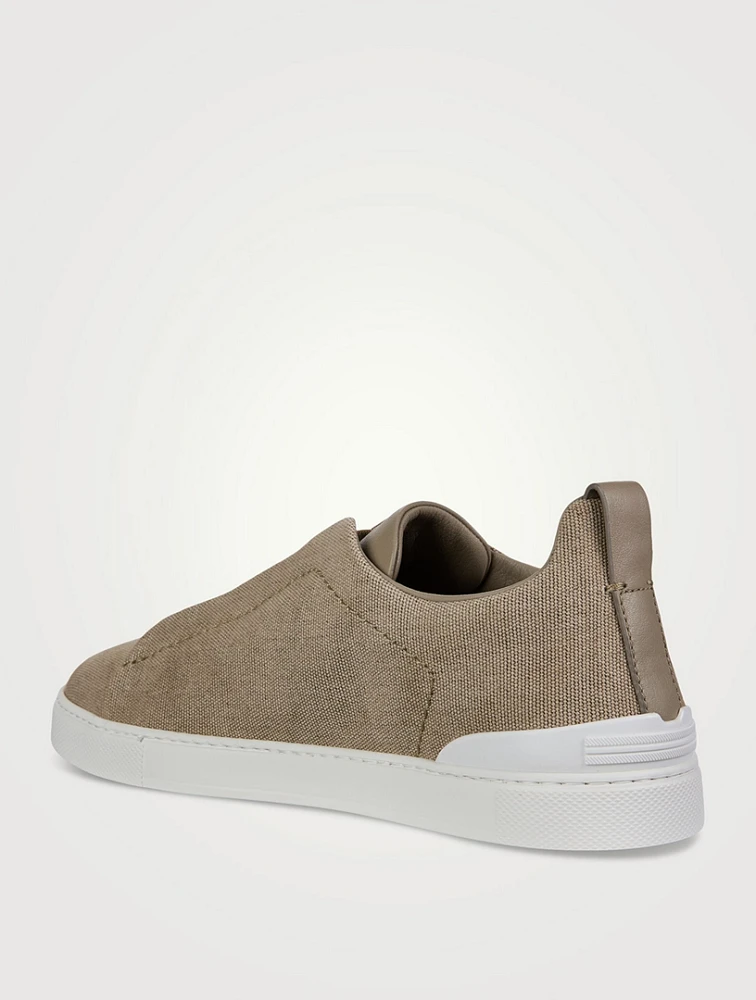 Canvas Triple Stitch Sneakers