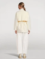 Tyra Belted Wool Wrap Coat