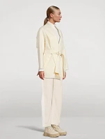 Tyra Belted Wool Wrap Coat